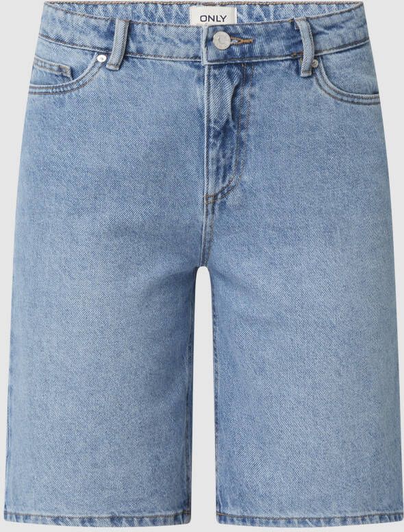 Only Korte wide leg jeans van katoen model 'Sonny'
