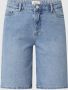 ONLY high waist wide leg bermuda jeans ONLSONNY light blue denim - Thumbnail 2
