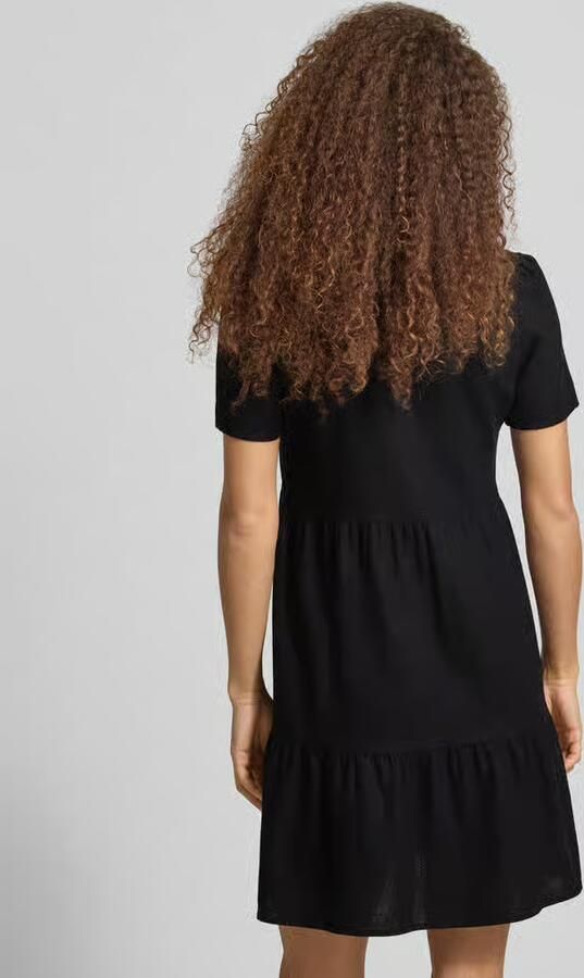 Only A-lijn vrijetijdsjurk van mix van viscose en linnen model 'TIRI-GOA' - Foto 3