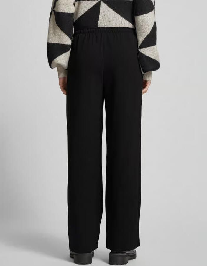 Only Baggy fit stoffen broek met elastische band model 'ISADORA'