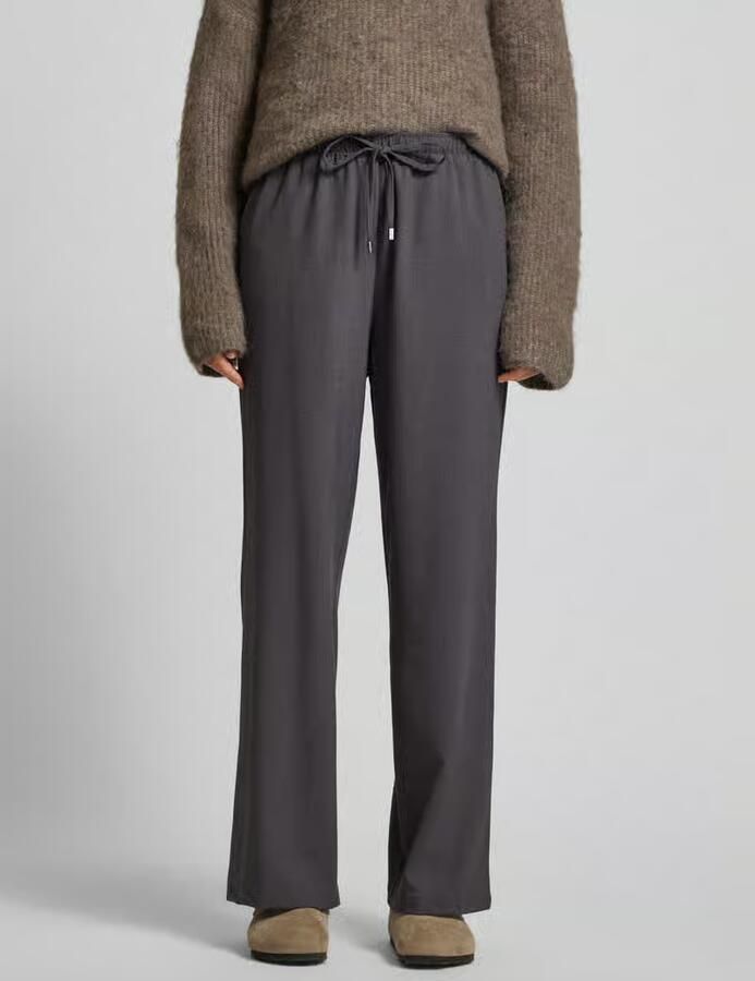 Only Baggy fit stoffen broek met elastische band model 'ISADORA' - Foto 2