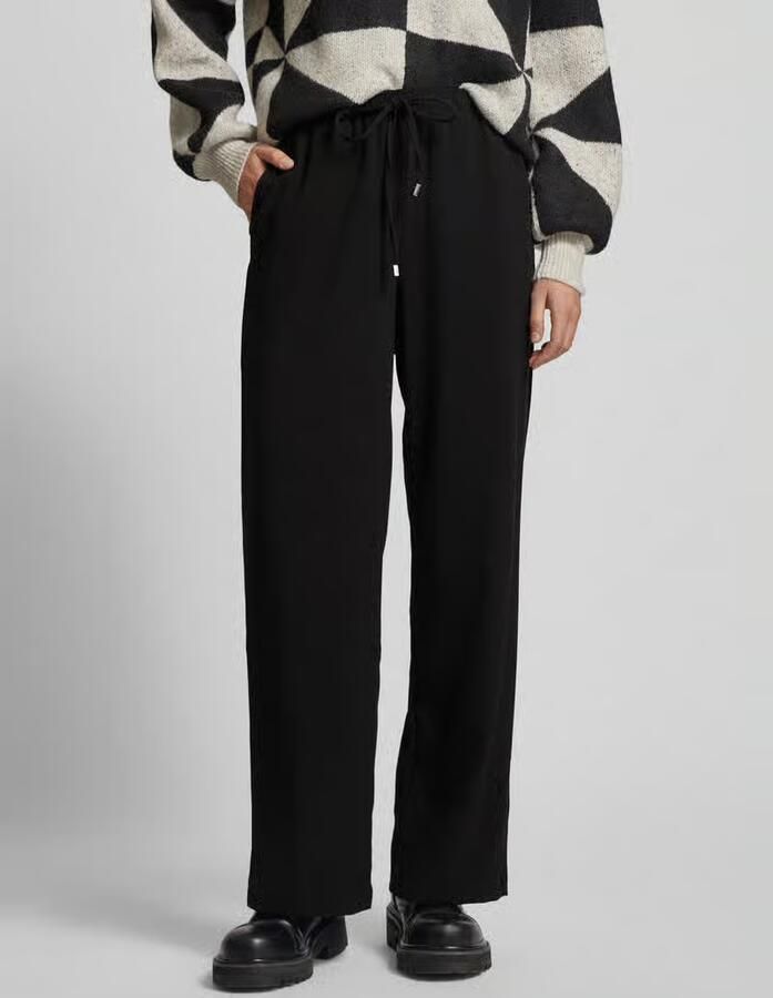 Only Baggy fit stoffen broek met elastische band model 'ISADORA' - Foto 2