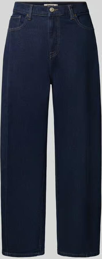 ONLY Onljessica Hw Barrel Ankle Dnm Azg421 high waist jeans donkerblauw
