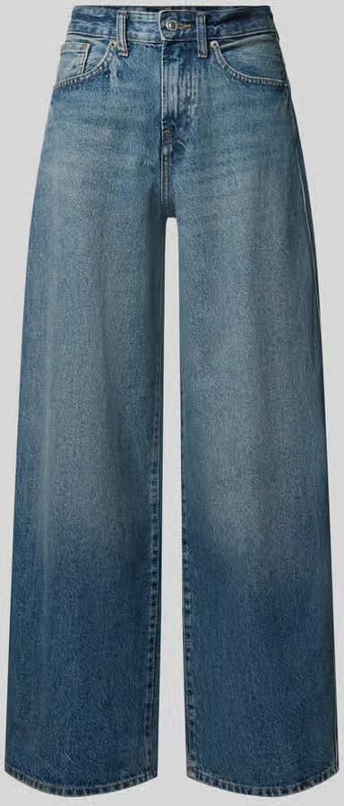 ONLY Onltaylor Hw Barrel Dnm Tai466 Noos barrel jeans middelblauw - Foto 4