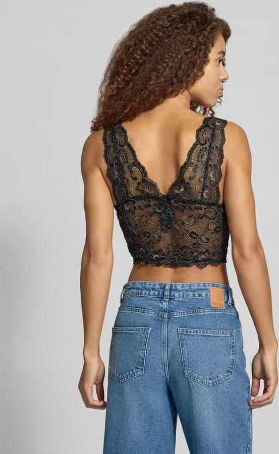 ONLY kanten voorgevormde bralette ONLCHLOE zwart - Foto 3