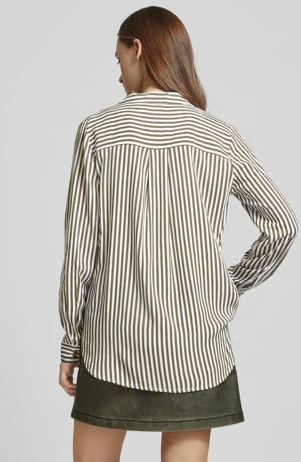 Only Blouse van viscose met verlengd rugpand model 'YASMIN' - Foto 3
