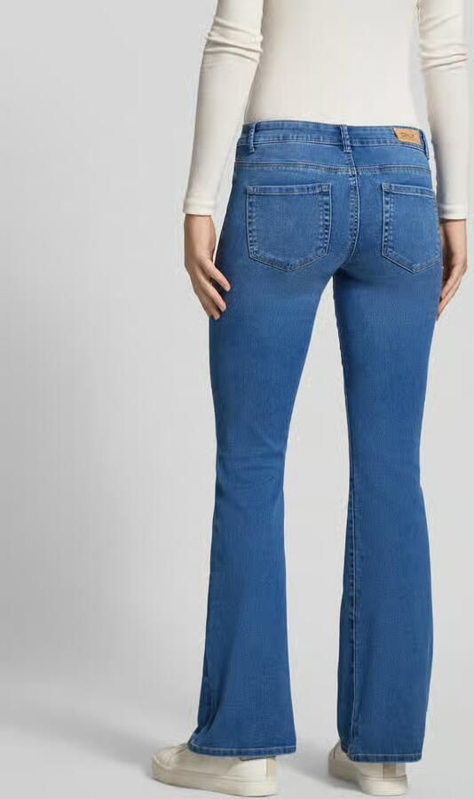 Only Regular fit bootcut jeans met labelpatch model 'REESE'