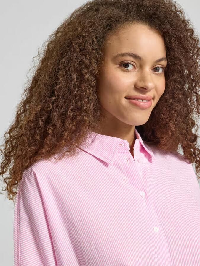 Only Loose fit overhemdblouse van puur katoen model 'ASUGUSTA'