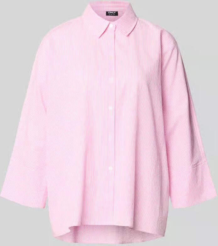Only Loose fit overhemdblouse van puur katoen model 'ASUGUSTA' - Foto 2