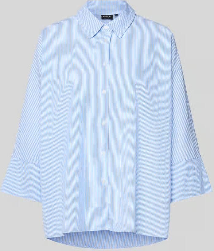 Only Loose fit overhemdblouse van puur katoen model 'ASUGUSTA' - Foto 4