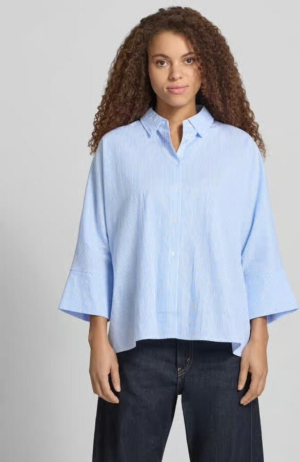 Only Loose fit overhemdblouse van puur katoen model 'ASUGUSTA' - Foto 4