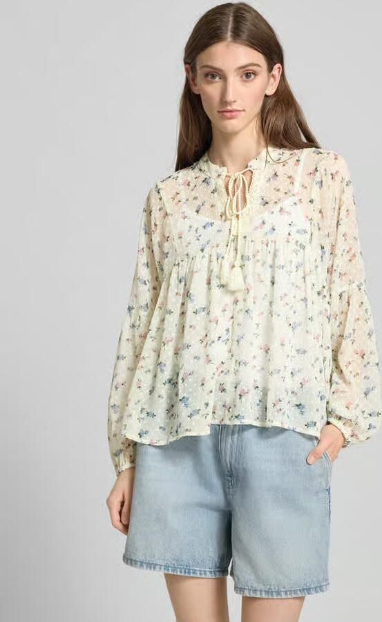 Only Boxy fit blousetop met all-over motief model 'AIDA ELISA' - Foto 2