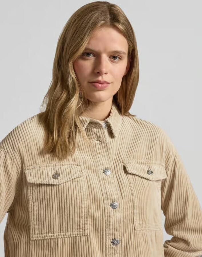 Only Boxy fit cordjack van puur katoen model 'MARINA-ENY LIFE'