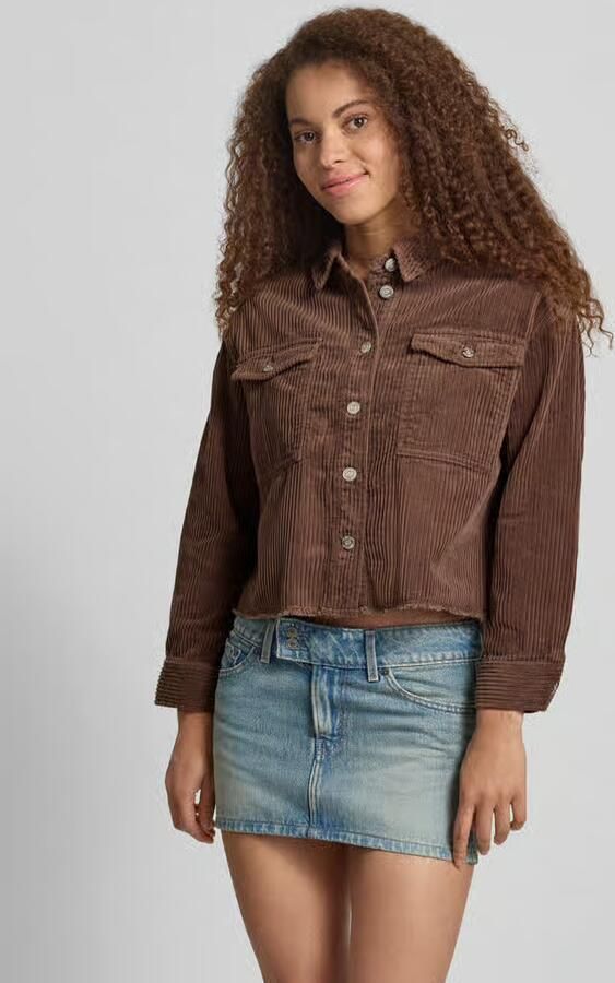 Only Boxy fit cordjack van puur katoen model 'MARINA-ENY LIFE' - Foto 4