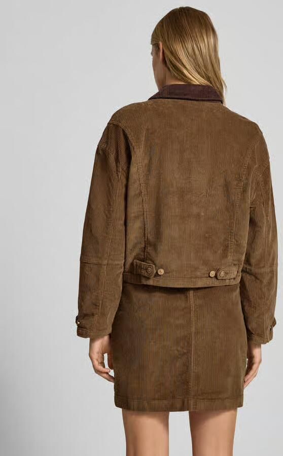 Only Boxy fit corduroy jack van katoenmix model 'GLOBAL'