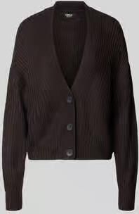 Only Regular fit gebreid jack met extra brede schouders model 'CAROL' - Foto 2