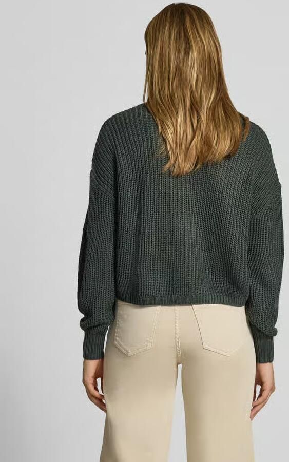 Only Regular fit gebreid jack met extra brede schouders model 'CAROL' - Foto 3
