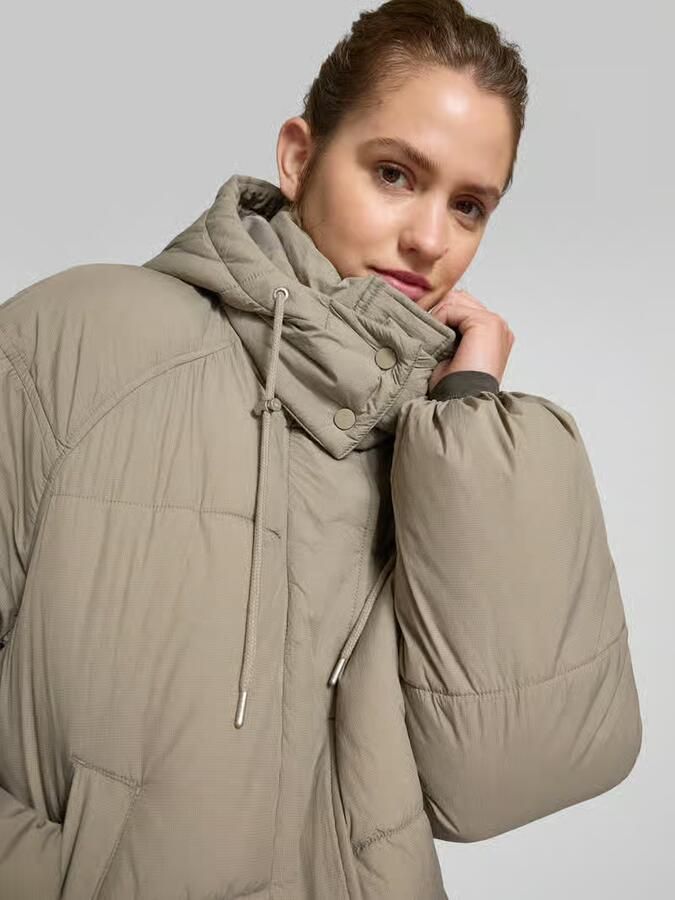 Only Boxy fit gewatteerd jack met capuchon model 'HOPE' - Foto 2