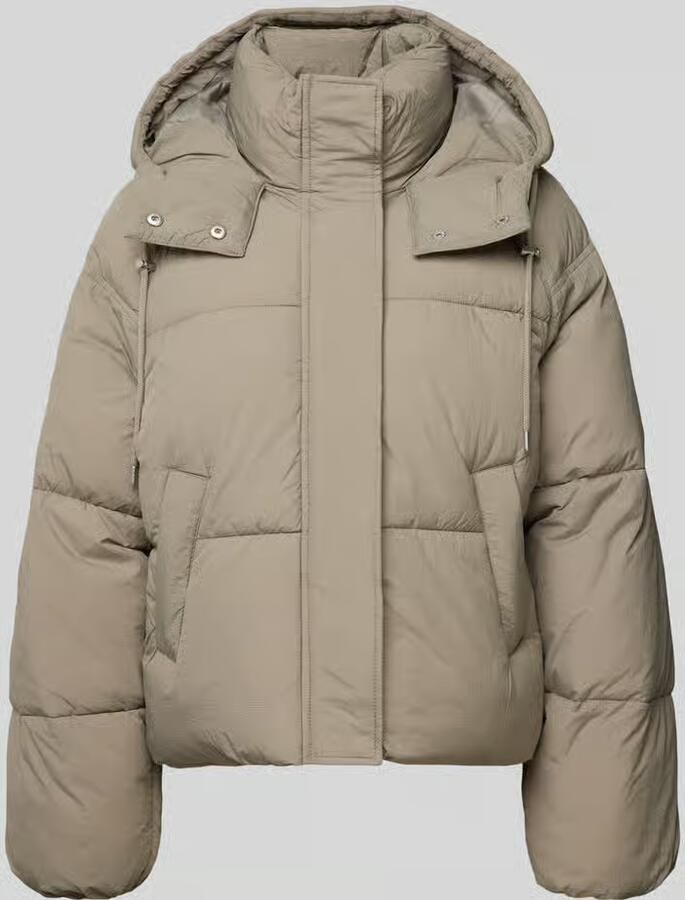 Only Boxy fit gewatteerd jack met capuchon model 'HOPE'