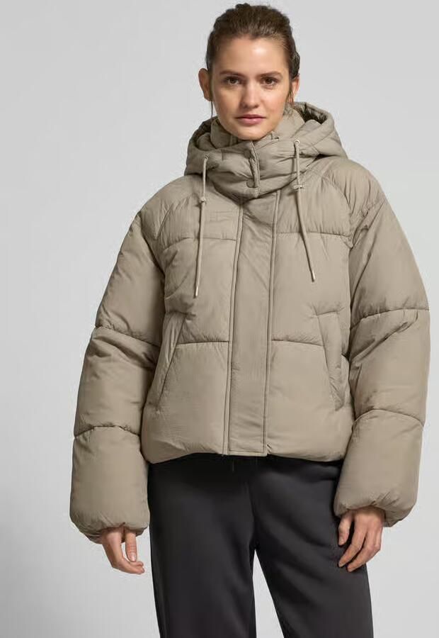 Only Boxy fit gewatteerd jack met capuchon model 'HOPE' - Foto 4