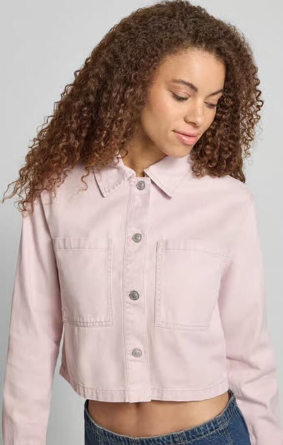 Only boxy fit jeansjack van puur katoen model 'NAOMI' - Foto 3