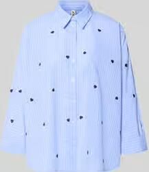 Only Regular fit blouse met lange mouwen en motiefstitching 'NEW LINA GRACE' - Foto 3