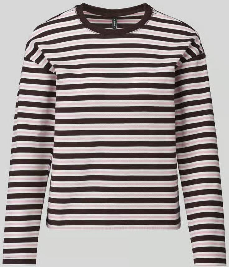 Only boxy fit shirt met lange mouwen van pure katoen model 'SOPH' - Foto 3