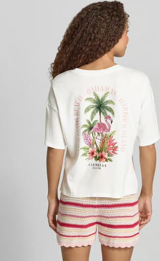 Only Boxy fit T-shirt van puur katoen model 'LUCY'