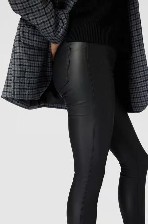 Only Imitatieleren broek ONLROYAL HW SK ROCK COATED - Foto 15