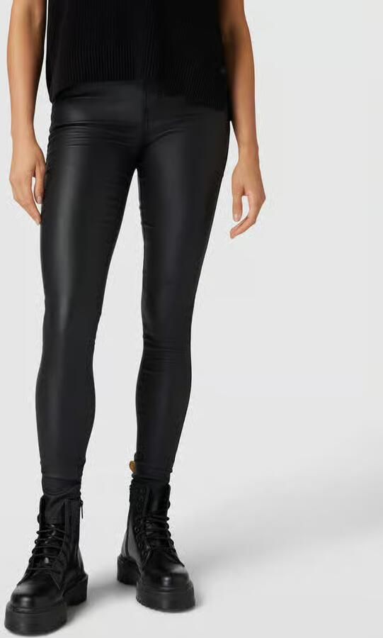 Only Imitatieleren broek ONLROYAL HW SK ROCK COATED - Foto 15