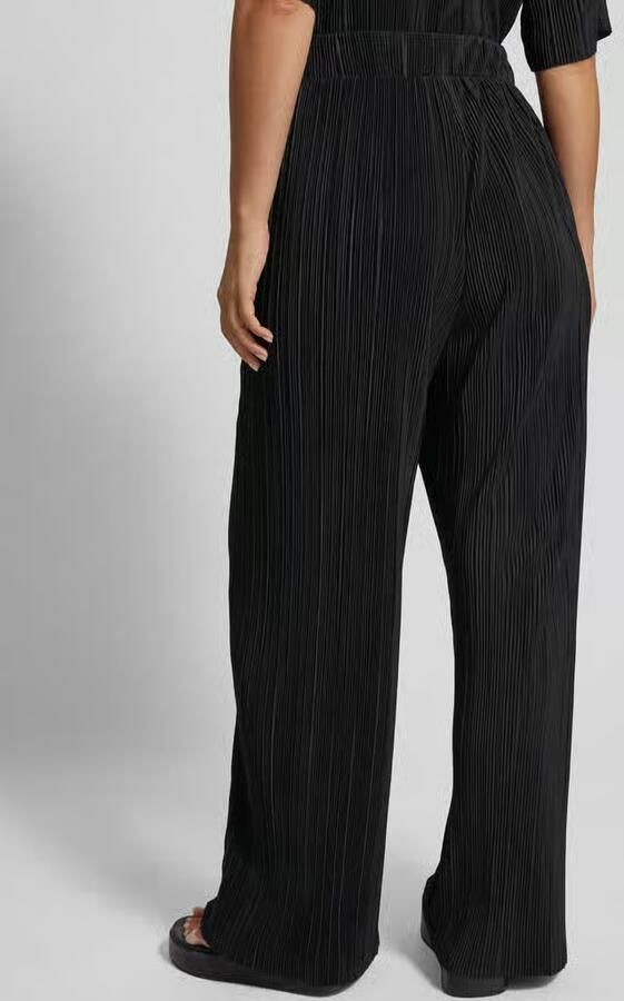 Only Regular fit wijde broek in plissélook model 'RAVENNA' - Foto 2