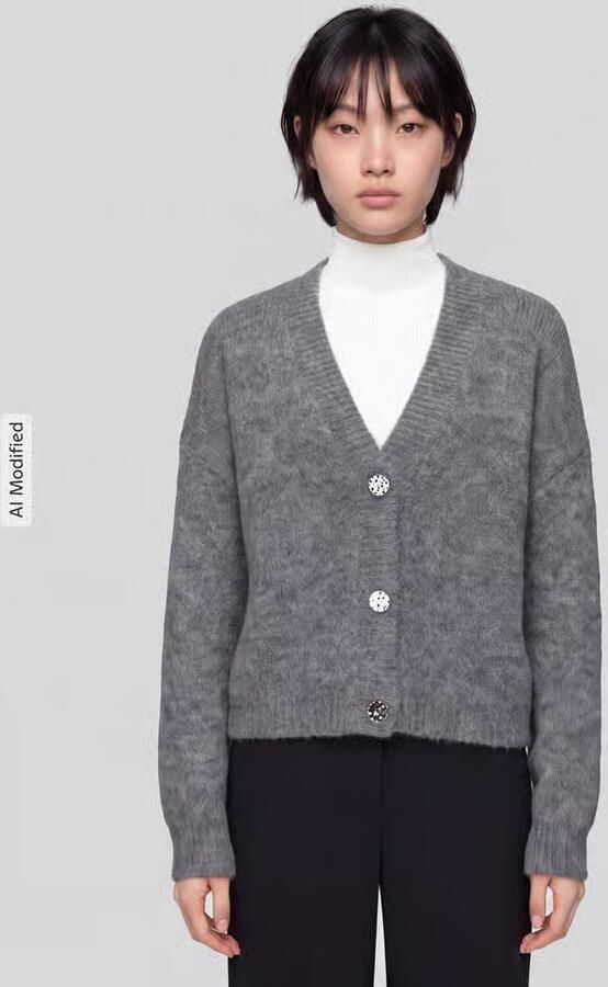 Only Cardigan met grote knopen model 'ONLZOEY' - Foto 2