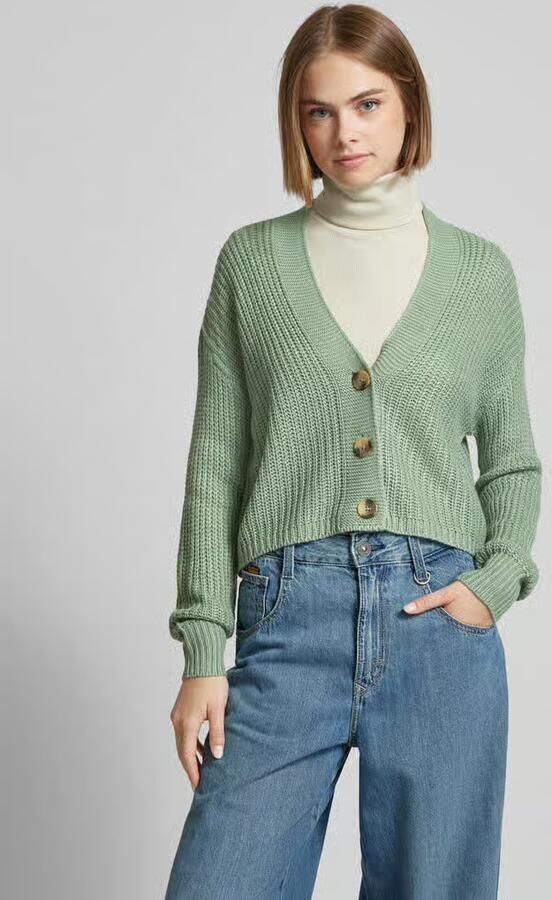 Only Groene Geknoopte Cardigan met Lange Mouwen Green Dames - Foto 5