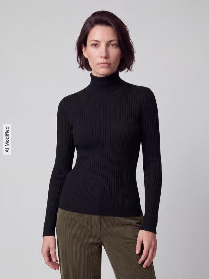Only Coltrui ONLKAROL L S ROLLNECK PULLOVER KNT NOOS - Foto 3