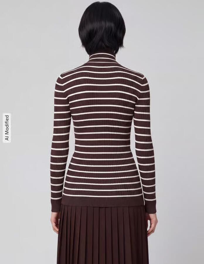 Only Slim fit coltrui van viscosemix model 'KAROL' - Foto 2