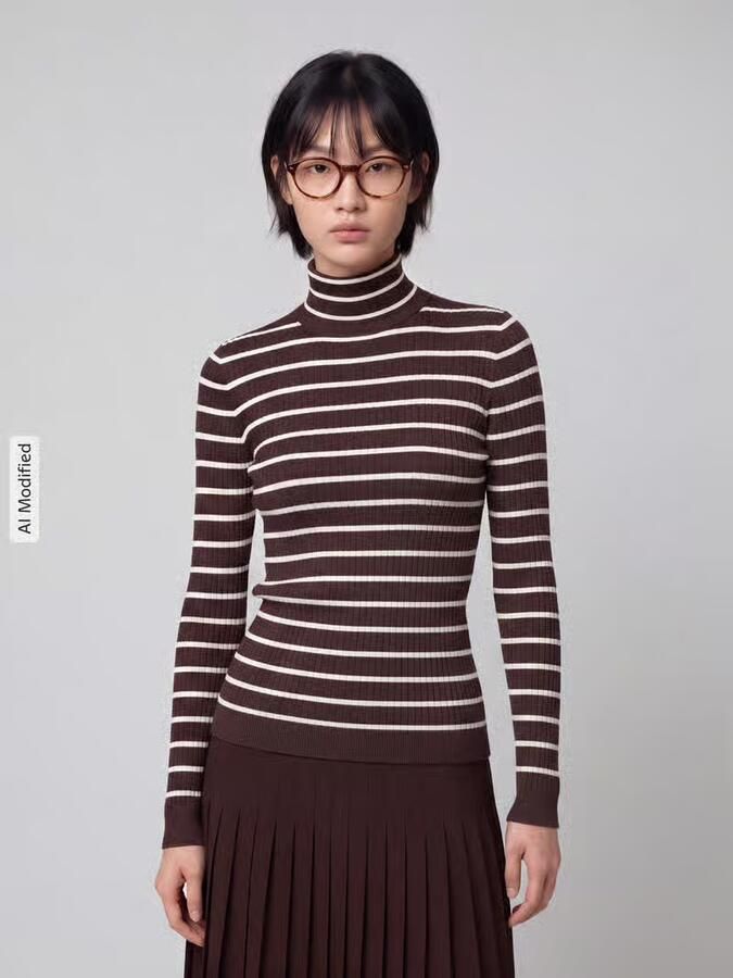 Only Slim fit coltrui van viscosemix model 'KAROL' - Foto 3