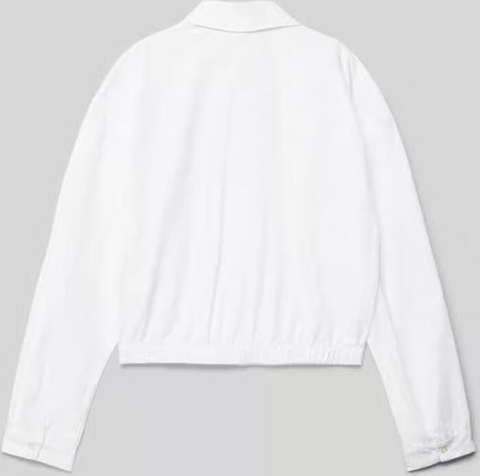 Only KIDS blouse KOGOREGON wit Polyester Klassieke kraag Effen 134