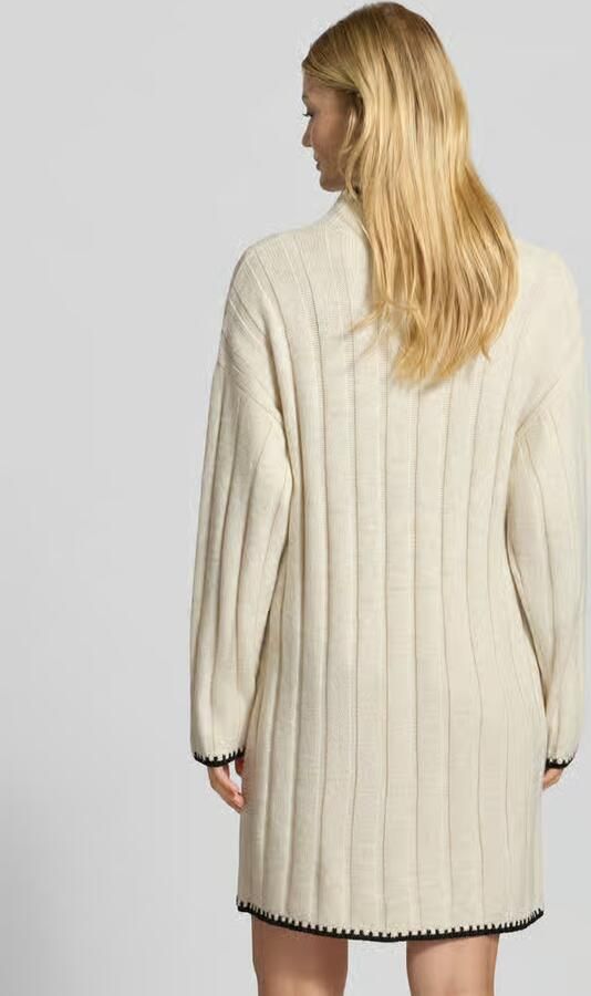Only Comfort fit gebreide jurk met contrastdetails model 'CHICK'