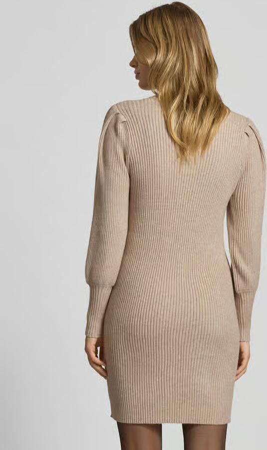 Only Comfort fit gebreide jurk van viscosemix model 'KATIA' - Foto 8