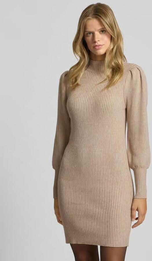 Only Comfort fit gebreide jurk van viscosemix model 'KATIA' - Foto 9