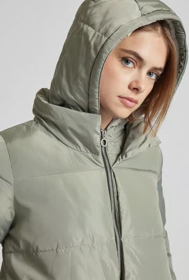 Only Comfort fit gewatteerde lange jas met gevoerde capuchon model 'KELLY NORA' - Foto 6