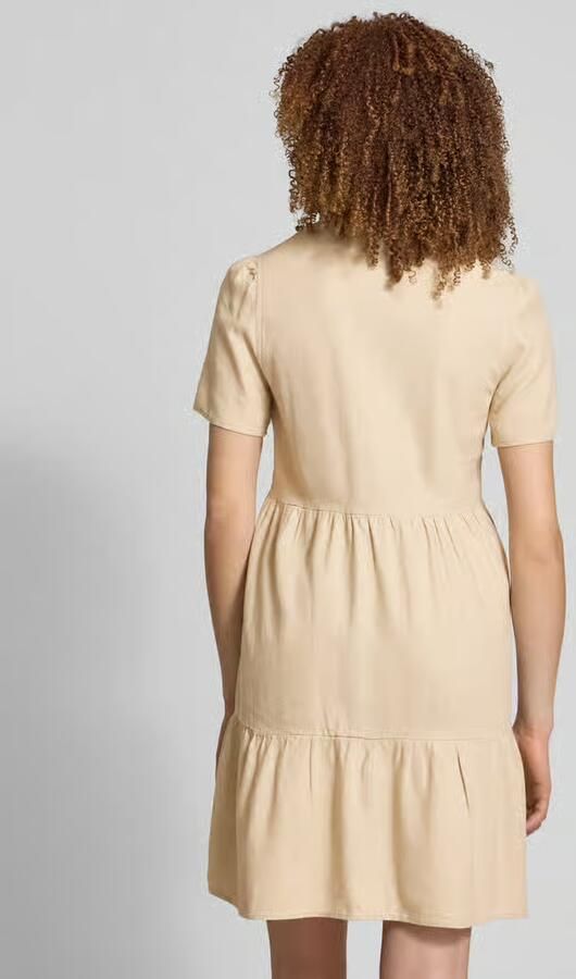 Only Comfort fit vrijetijdsjurk van mix van viscose en linnen model 'TIRI-CARO' - Foto 2