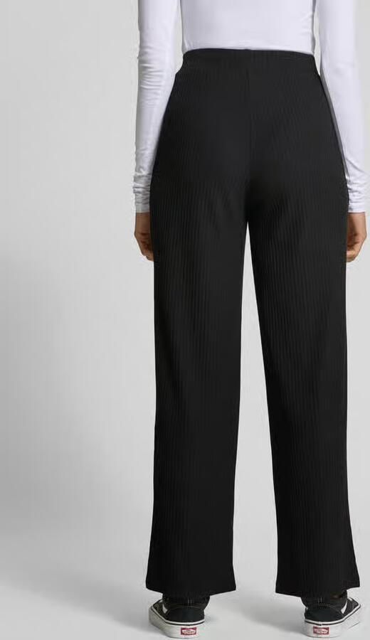 Only Jerseybroek ONLEMMA – Wijde broek met elastiek en zachte ribkwaliteit - Foto 4