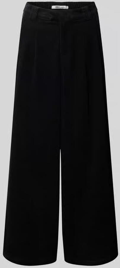 Only Corduroy broek met bandplooi