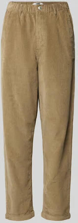 Only Corduroy broek met steekzakken