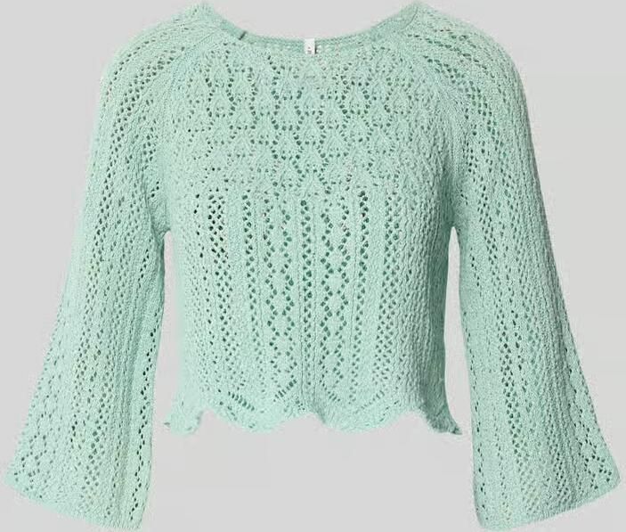 Only Trui met ronde hals ONLNOLA LIFE 3 4 PULLOVER KNT NOOS - Foto 2