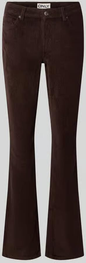 Only Fit and flare corduroy broek van katoenmix model 'MARY'