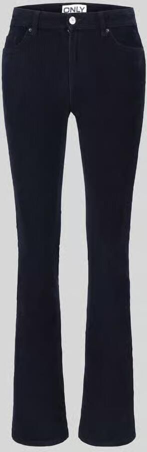 Only Fit and flare corduroy broek van katoenmix model 'MARY'