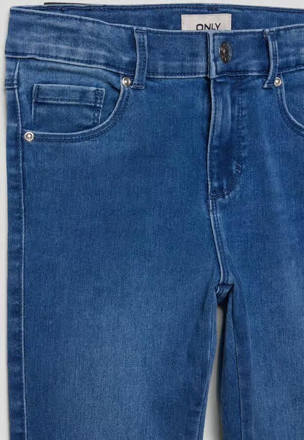 Only KIDS high waist flared jeans KONROYAL stonewashed Blauw Meisjes Stretchdenim 152 - Foto 9