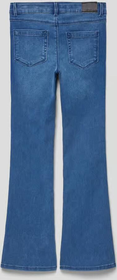 Only KIDS high waist flared jeans KONROYAL stonewashed Blauw Meisjes Stretchdenim 152 - Foto 9